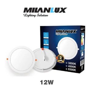 PANEL LED 12W REDONDO CALIDO MILANLUX