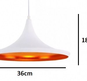 COLGANTE TOM DIXON BLANCO