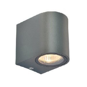 APLIQUE DE PARED UNIDIRECCIONAL CILINDRO GRAFITO