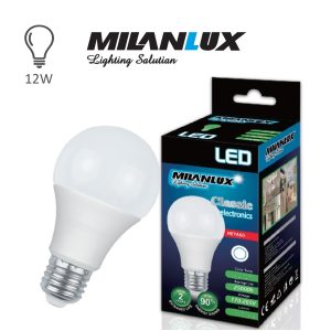 LAMPARA LED BULBO 12W E27 FRIA MILANLUX