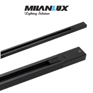 RIEL ELECTRIFICADO 1M NEGRO MILANLUX