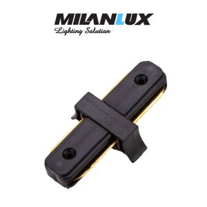 UNION LINEAL PARA RIEL ELECTRIF NEGRO MILANLUX