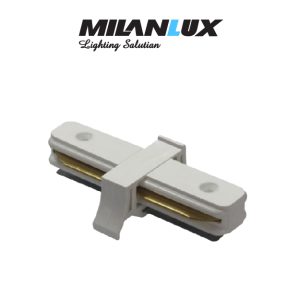 UNION LINEAL PARA RIEL ELECTRIFICADO BLANCO MILANLUX