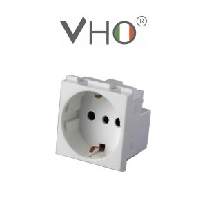 MODULO VHO SCHUKO 16A BLANCO