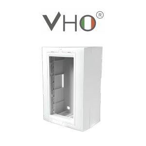 CAJA VHO 4 MODULOS C/UNION BLANCA