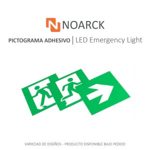 CARTEL SALIDA AUTOADHESIVO NOARCK