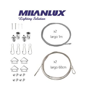 KIT LINGAS PARA PANEL60x60 MILANLUX