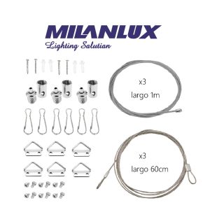 KIT LINGAS PARA PANEL MILANLUX 30x120