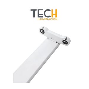 REGLETA PARA 2 TUBOS 120CM SLIM