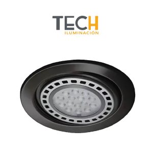 ARO EMBUTIR AR111 MOVIL REDONDO NEGRO