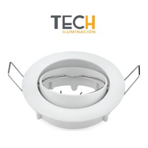 SPOT EMBUTIR DICRO REDONDO MOVIL BLANCO