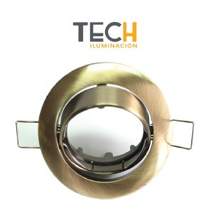 SPOT EMBUTIR DICRO REDONDO MOVIL ORO VIEJO