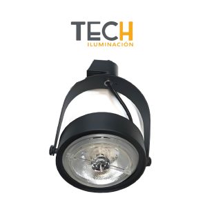 SPOT PARA RIEL AR111 GU-10 NEGRO