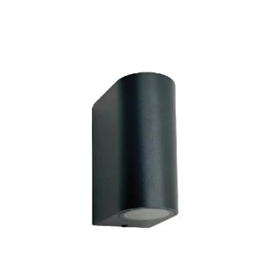 APLIQUE DE PARED BIDIRECCIONAL CILINDRO NEGRO