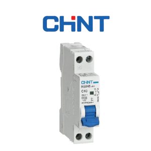 INTERRUPTOR RIEL NBH8 1P+N 25A 6KA CHINT