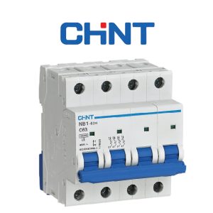 INTERRUPTOR RIEL NB1-63H 4P 32A 10KA CHINT