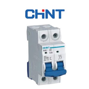 INTERRUPTOR RIEL NB7 2P 63A 4.5KA CHINT