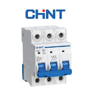 INTERRUPTOR RIEL NB7 3P 10A 6KA CHINT