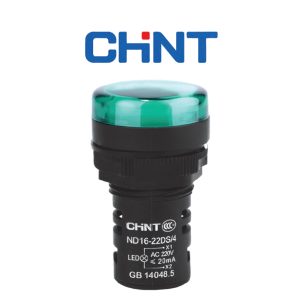 PILOTO 22X52 MM 24V DC VERDE ND16 CHINT