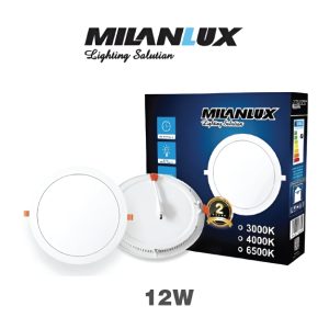 PANEL LED 12W FRIO FULL PLASTIC MILANLUX