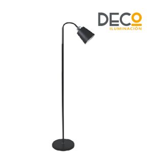 LAMP PIE NEGRA BRAZO FLEXIBLE E27 7980 NEG