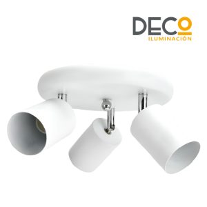 SPOT C/BASE RED 3GU10 BLANCO