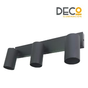 SPOT C/BASE NEGRO 3GU10