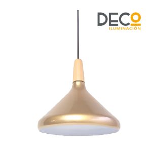 CAMPANA UMA BRONCE/MADERA  P2137RG