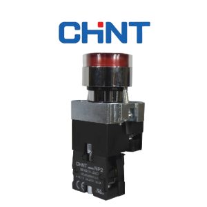 PULSADOR NC ROJO LED 230V NP2-BW3462 CHINT