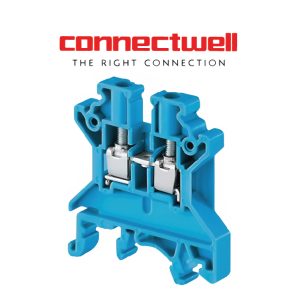 BORNERA  RIEL DIN 4MM AZUL - CTS4UNBU