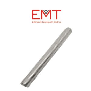 VARILLA ROSCADA ZINCADA 1/4" X 1MT EMT