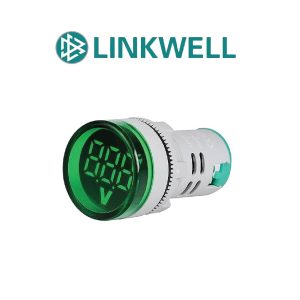 INDICADOR DE VOLTIMETRO LED 22MM 220V VERDE AD16-2
