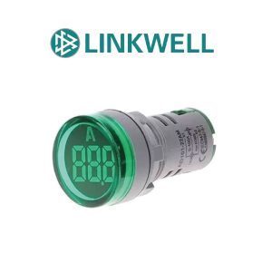 INDICADOR DE AMPERIMETRO LED 22MM 220V VERDE AD16-
