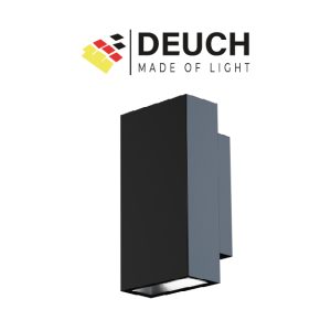 APLIQUE DE PARED SLIM 2 NEGRO 10W DEUCH