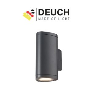 APLIQUE DE PARED DELTA 2 NEGRO GU10 DEUCH