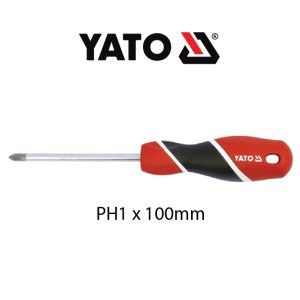 DESTORNILLADOR PHILLIPS PH1 X 100 MM YT-25924 YATO