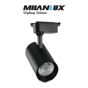 SPOT LED 20W CALIDO PARA RIEL NEGRO MILANLUX