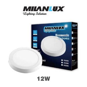 PLAFON LED 12W REDONDO CALIDO MILANLUX