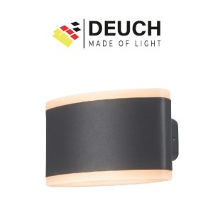 APLIQUE LED 15W EFFY CALIDO NEGRO DEUCH