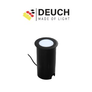 EMBUTIDO PARA PISO LED 2W POL NEGRO CALIDO DEUCH