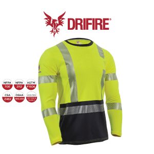 CAMISETA MANGA LARGA  HI-VIS CLASE 3 T LG DRIFIRE