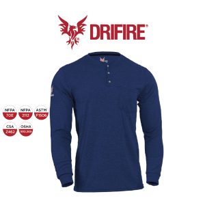 CAMISETA POWER DRY M. LARGA CAT 2 T. LG AZUL REAL