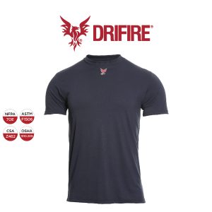 CAMISETA M.CORTA IGNIFUGA AZUL T LG CAT 1 DRIFIRE