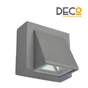APLIQUE LED 3W CUAD GRIS IP54 CAL
