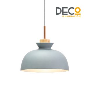 COLGANTE DINO GRIS MADERA