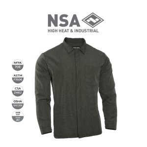 CHAQUETA ANTIDESGARRO TALLE LG NSA CARBON ARMOUR