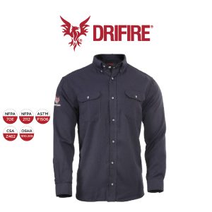 CAMISA AZUL MARINO TALLE MD DRIFIRE DH AIR FR