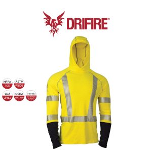 SUDADERA C/CAPUCHA HI-VIS CLASE 3 T. MD DRIFIRE FR