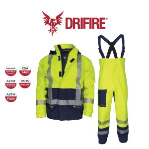 KIT DE CHAQUETA Y PETO T. LG DRIFIRE FR DUOSTORM