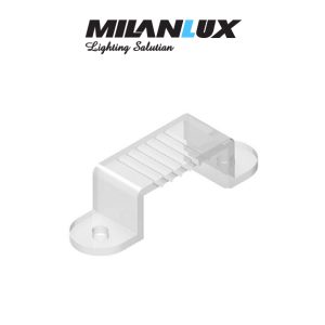 GRAPA TRANSPARENTE PARA CINTA LED MILANLUX